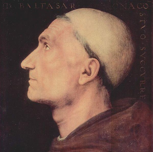 Pietro Perugino Portrat des Don Baldassarre di Antonio di Angelo oil painting image